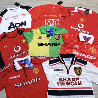 เสื้อ Manchester United ย้อนยุค Classic เสื้อแมนยู Classic Vintage Jersey