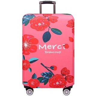 Suit case cover ถุงคลุมกระเป๋าเดินทาง (Merci Beaucoup)