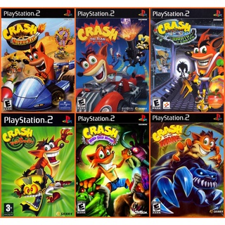 Crash ทุกภาค ของ PS2 Playstation 2 เฉพาะ เวอร์ชั่นภาษาอังกฤษ