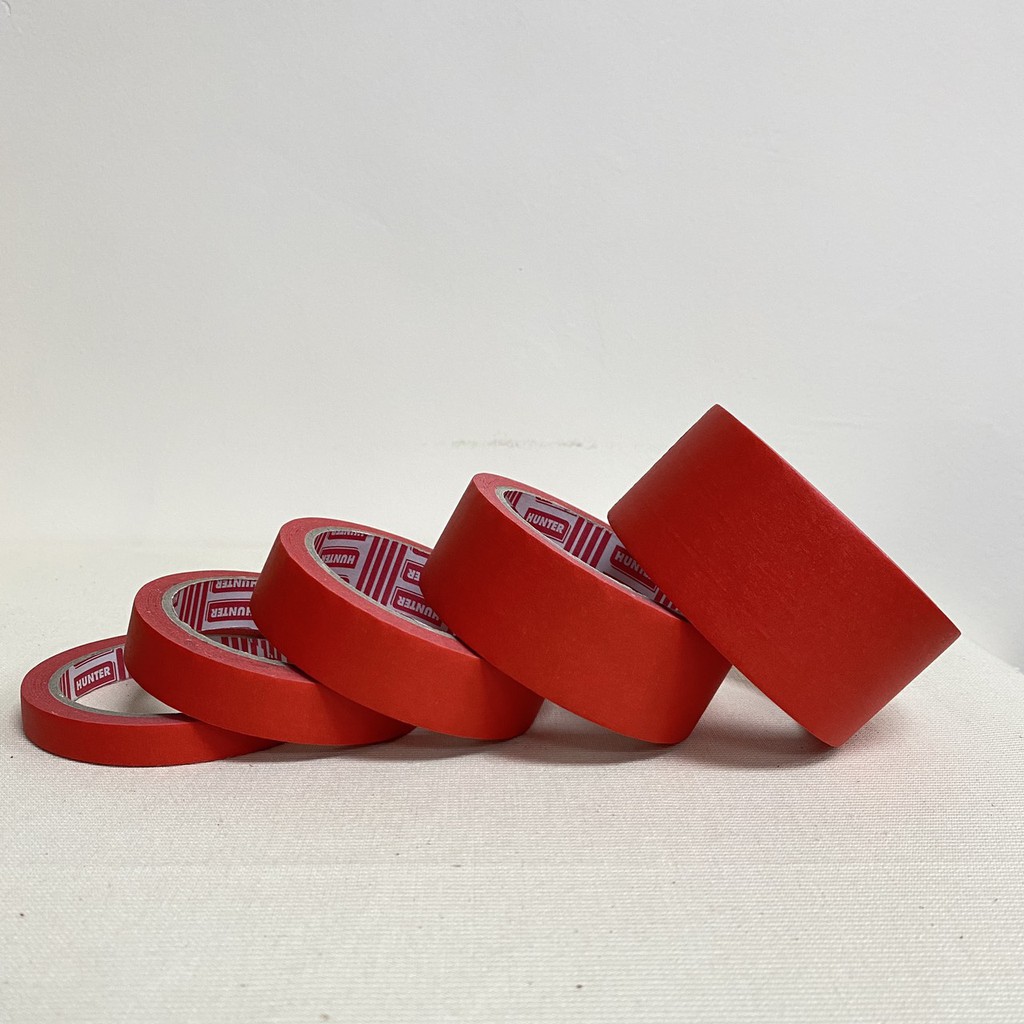 เทปย่นสียกลัง เทปกระดาษกาวย่น เทปหนังไก่ ขนาด 12 ,18 ,24 ,36 ,48 มม.ยาว 20 หลา Masking tape กระดาษกาว ฉีกได้ เทปบังพ่นสี - รูปที่ 2