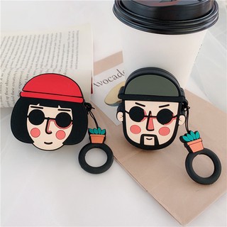 เคสซิลิโคนลายการ์ตูน 3 d สําหรับ airpods 1 2 pro case The Professional Mathilda Leon