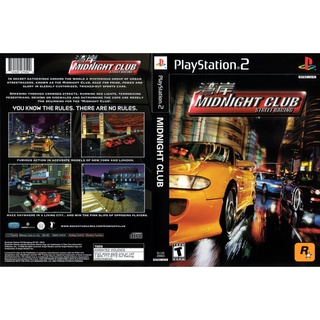 แผ่นเกมส์ PS2 Midnight Club Street Racing   คุณภาพ ส่งไว (CD)