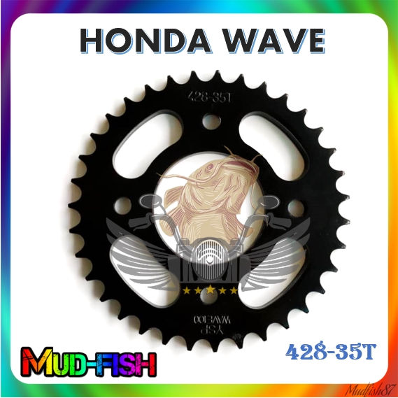 HONDA WAVE125, WAVE110, FUTURE 428 REAR SPROCKET M (28T~ 39T)