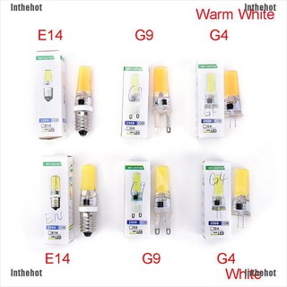 Inthehot ✿ หลอดไฟซิลิโคน Led G4 G9 E14 Cob Smd 9W 220V ขนาดเล็ก