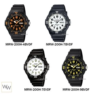 ของแท้ นาฬิกาข้อมือ Casio ผู้ชาย รุ่น MRW-200 (MRW-200H / MRW-200HC)