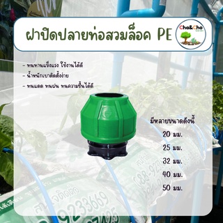 ฝาปิดปลายท่อสวมล็อค PE  สินค้าคุณภาพดี