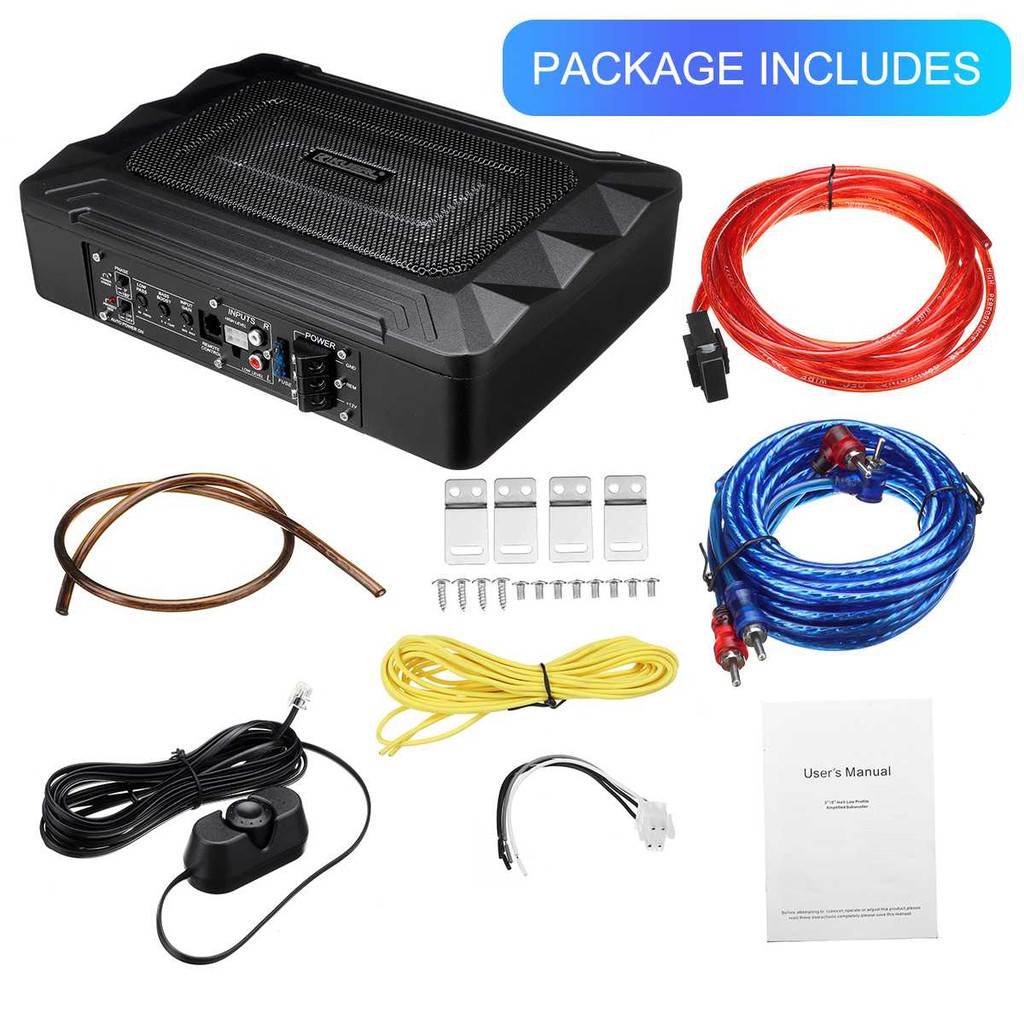 600W Car Audio Amplifier Ultra thin Powerful Bass Subwoofer Amplifier