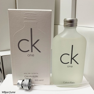 น้ำหอมแท้100% CK one 100ml ใช้ได้ทั้งชายและหญิง