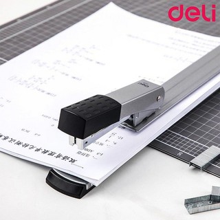 Deli Stapler 0334 เครื่องเย็บกระดาษ ตัวยาว 1 อัน/กล่อง