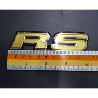 Logo RS ของรถ Honda งานเรนซิ่น 10.5x3cm