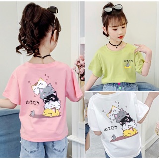 เสื้อยืดเด็กโต7-12 ปี พร้อมส่ง