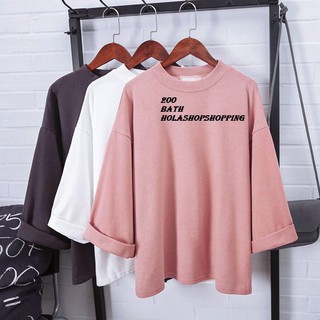 (พร้อมส่ง ‼️)ลดกระหน่ำ รับหน้าฝน  🌸เสื้อโอเวอร์ไซต์สไตล์เกาหลี Oversize กำลังฮิต