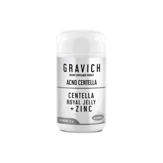 [ลดทันที 60 กรอกโค้ด AS3U5WG]Gravich Acno Centella 30 capsules กราวิช แอคโน เซนเทลลา ผลิตภัณฑ์เสริมอาหาร ดูแลปัญหาสิว