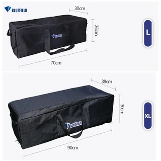 Bluefield กระเป๋าแคมป์ปิ้ง 150L ผ้าออกซ์ฟอร์ด กันความชื้น ความจุใหญ่ เอนกประสงค์ เหมาะแคมป์ปิ้ง ย้ายบ้าน จัดเก็บของต่างๆ