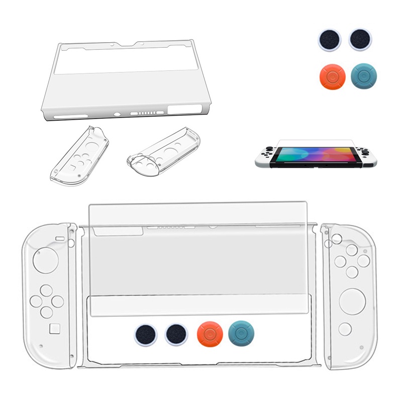 เคสกระจกนิรภัย 9H Hd สําหรับ Nintendo Switch Oled