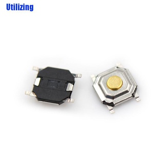 (Utilizing) ปุ่มสวิตช์เปิด / ปิด Smd 4Pin 4x4 x 1.5 มม. 20