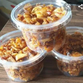 ถ้วยพลาสติก (ขนาด3ออน+ฝาเรียบปิดคู่กัน) ใส่น้ำพริก กากหมู น้ำพริกอื่นอื่น ได้ตามต้องการ แพคละ50ใบ พร้อมฝาเรียบ