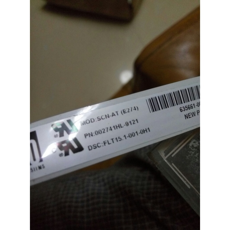 หน้าจอสัมผัสที่รองรับ MOD:SCN-AT(E274) PN:002741Hl-9121 DSC:FLT1-001-0H1 ของแท้ในสต็อก