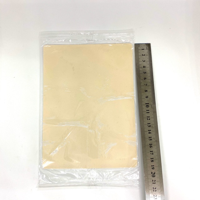 แผ่นหนังฝึกสักคิ้ว latex แบบบาง