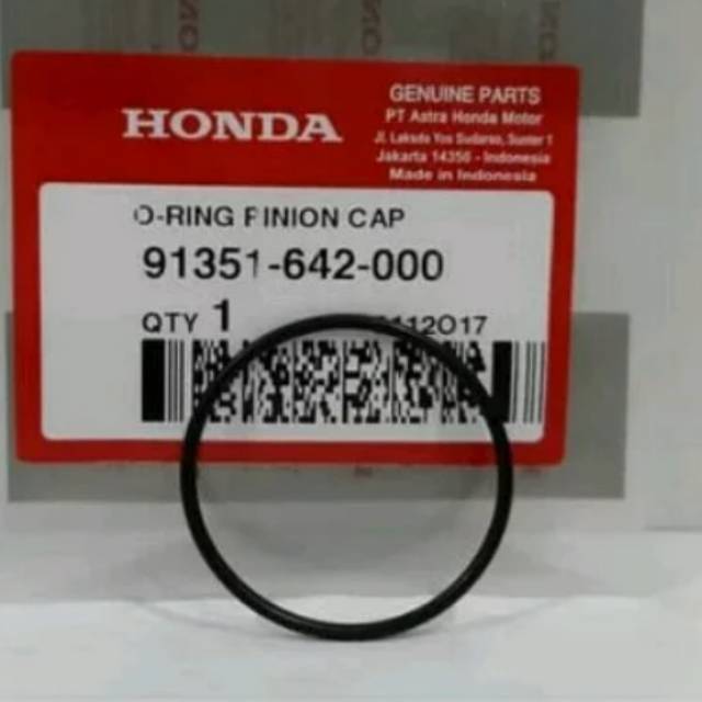 91351-642-000 O RING PINION CAP BEAT KARBU BEAT FI SPACY SPACY FI VARIO 110 ESP VARIO 125 FI K16 913
