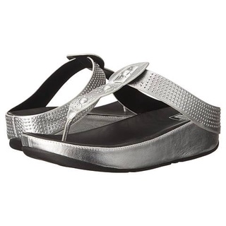 รองเท้า FitFlop แท้ 💯% FitFlop Womens Boho Sandal สี Silver (เงิน) ไซส์ US7