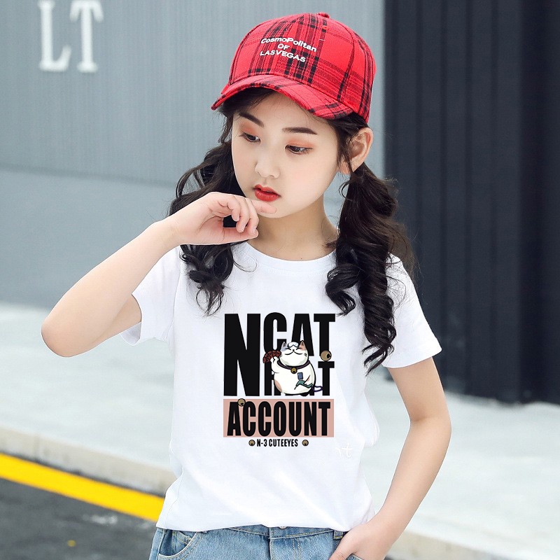 H82เสื้อยืดแขนสั่งเด็ก.ผ้านุ่นใส่สบายทั้งเด็กชายกับเด็กหญิง