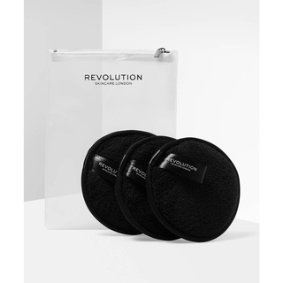 พร้อมส่ง ของแท้ Revolution Skincare Resuable Cleansing Cusions (3 pads)