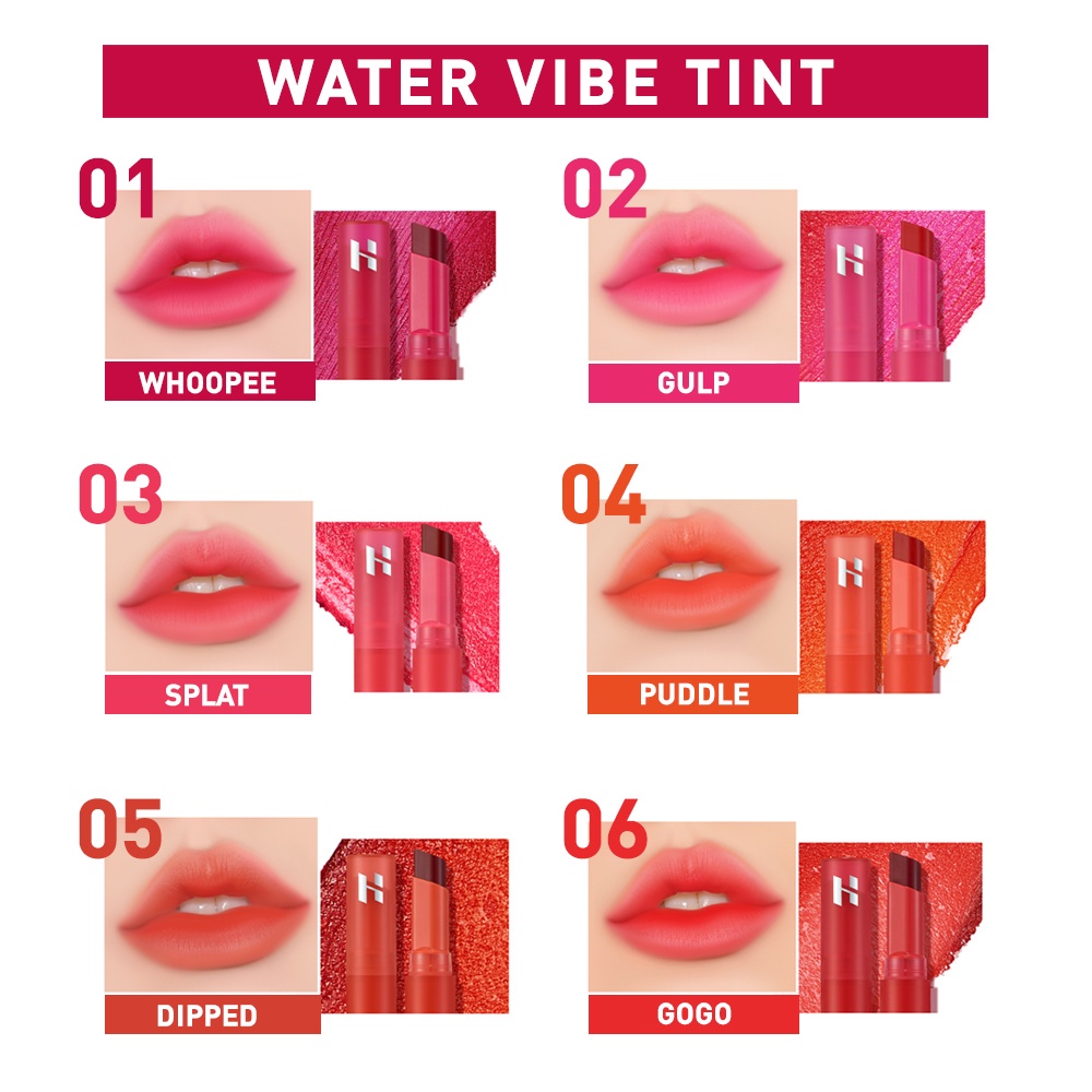 แท้100% HOLIKA HOLIKA WATER VIBE TINT ลิปไม่ติดแมส ชุ่มชื่น ฉ่ำๆ ลิปเกาาหลีใหม่ล่าสุด ราคา ถูกที่สุด ดีลบีเคเค แกลเลอรีภาพที่ 7