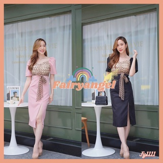 fairyangelstore - ซ.เกาหลีแต่งมุ้งจุดผูกเอว (FY1111)