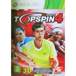 แผ่น XBOX 360 : Top Spin 4  ใช้กับเครื่องที่แปลงระบบ JTAG/RGH