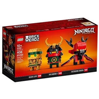 LEGO® Ninjago 10th Anniversary BrickHeadz 40490 - (เลโก้ใหม่ ของแท้ 💯% กล่องสวย พร้อมส่ง)