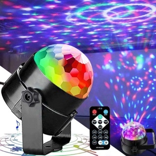 ไฟดิสโก้ ไฟดีสโก้ Disco light ไฟเทค USB ไฟปาร์ตี้ ตามจังหวะ LED Party Light พร้อมรีโมท