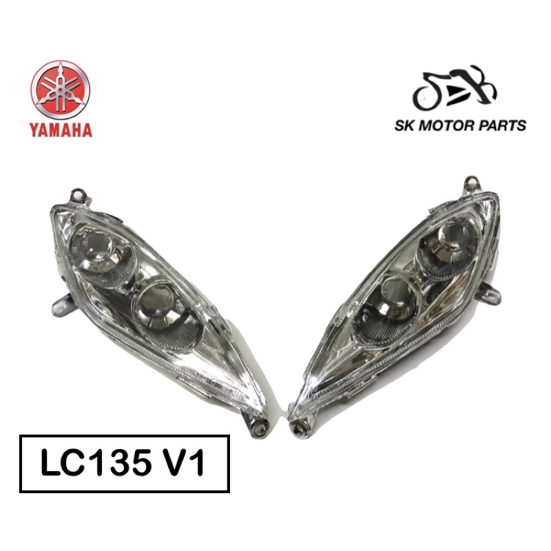 ชุดสัญญาณหน้า LC135 V1(Clear)(OEM)(lampu depan lc135 v1 อะไหล่ lc135)