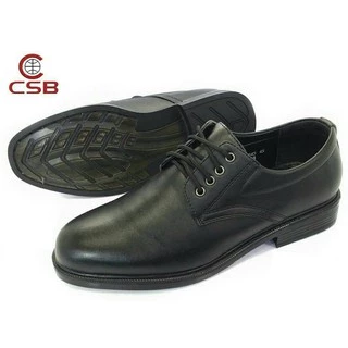 CSB ** มีถึงไซส์ 47 ** รองเท้าหนังผูกเชือก สีดำ CM545 ไซส์ 39-47