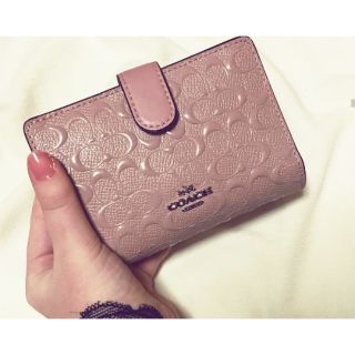 Coach กระเป๋าสตางค์2พับใหม่แท้มือ1 พร้อมส่ง