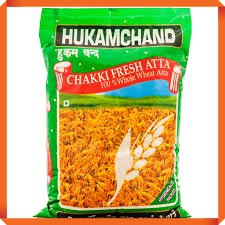 แป้งข้าวสาลีโฮลวีท Hukamchand (5 กิโลกรัม) — Hukamchand Whole Wheat Flour (Atta) (5 Kilograms)