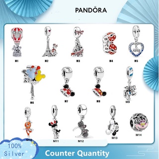 Pandora ชาร์มเงินสเตอร์ลิง 925 ลายดิสนีย์ มิกกี้ มินนี่เมาส์ ปราสาท ของขวัญวันเกิด สําหรับสุภาพสตรี p825