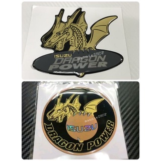 สติ๊กเกอร์เทเรซิ่นนูนอย่างดี มังกรทอง ติดฝาท้ายรถ sticker อี…