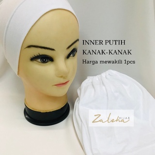 Kanak-kanak ️inner White School ZALEHA TEXTILES selesa.inner ผ้าฝ้าย สีขาว