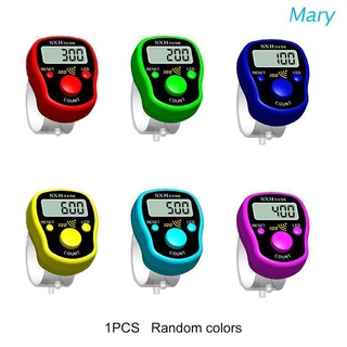 Mary เครื่องนับจํานวนดิจิทัล LED อิเล็กทรอนิกส์ สุ่มสี