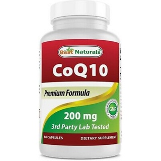 Best Naturals CoQ10 200 mg 60 Capsules