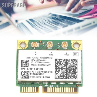 การ์ดเครือข่ายไร้สาย 450Mbps Mini Pci‿E Wifi 2.4G / 5G สําหรับ Lenovo Fru: 60Y3232 6300Agn