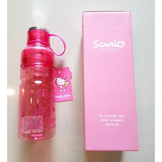 กระติกน้ำ คิตตี้ สีชมพู 600ml