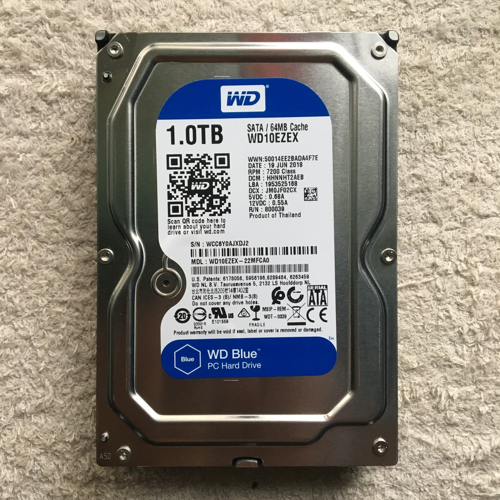 HDD 3.5" SATA Western Digital Blue 1 TB | Shopee Thailand