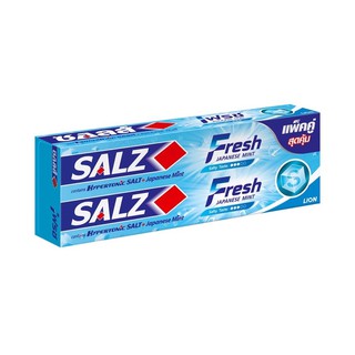 แพ็คคู่ SALZ Fresh ยาสีฟัน ซอลส์ เฟรช แจเปนนิส มินต์ 160 กรัม 2 หลอด