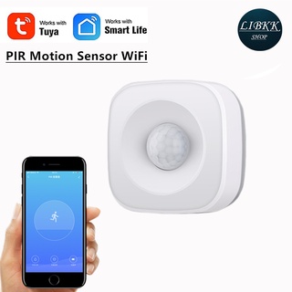 สมาร์ท PIR Motion Sensor WiFi อินฟราเรดนาฬิกาปลุกเครื่องตรวจจับระบบเตือนภัยไร้สาย 人体感应器