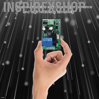 Inspirexshop 220 V 433 Mhz 1 , 2 Ch รีโมทสวิทช์ตัวรับสัญญาณไร้สาย Rf