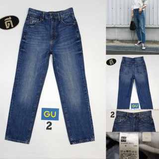 2.GU DENIM SLIM เอวสูง เอววัดจริง  26