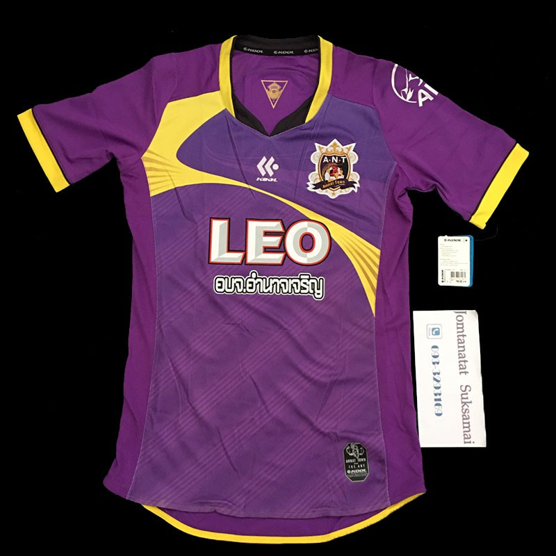เสื้อแข่งอำนาจทาวน์ 2013 เกรทนักแตะ สีม่วง Lอก41 แท้ %ใหม่.ป้ายห้อย