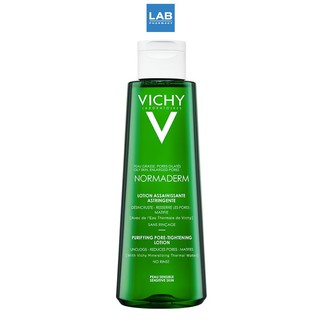 VICHY Normaderm Purifying Pore-Tightening Lotion 200 ml. - โทนเนอร์ทำความสะอาดผิวหน้า สำหรับผิวมัน เป็นสิวง่าย